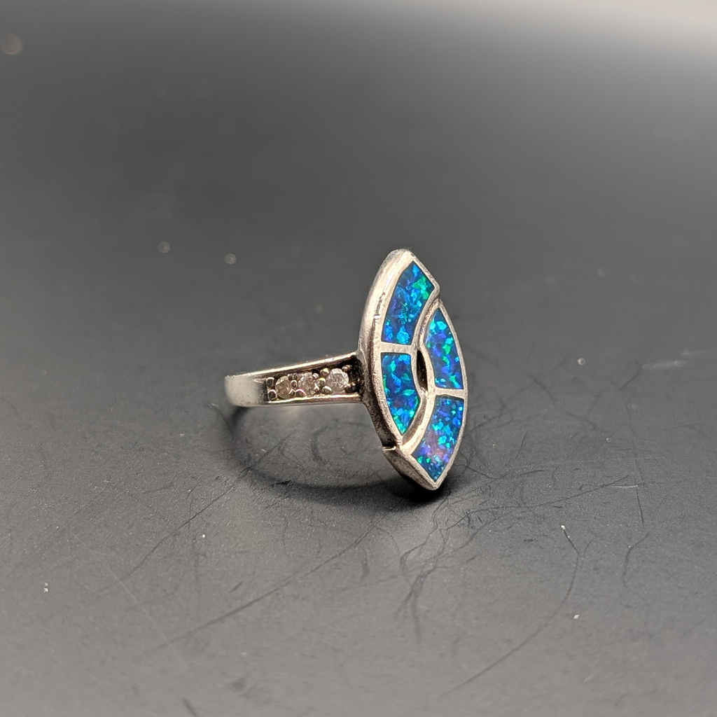 While above, the woven stars