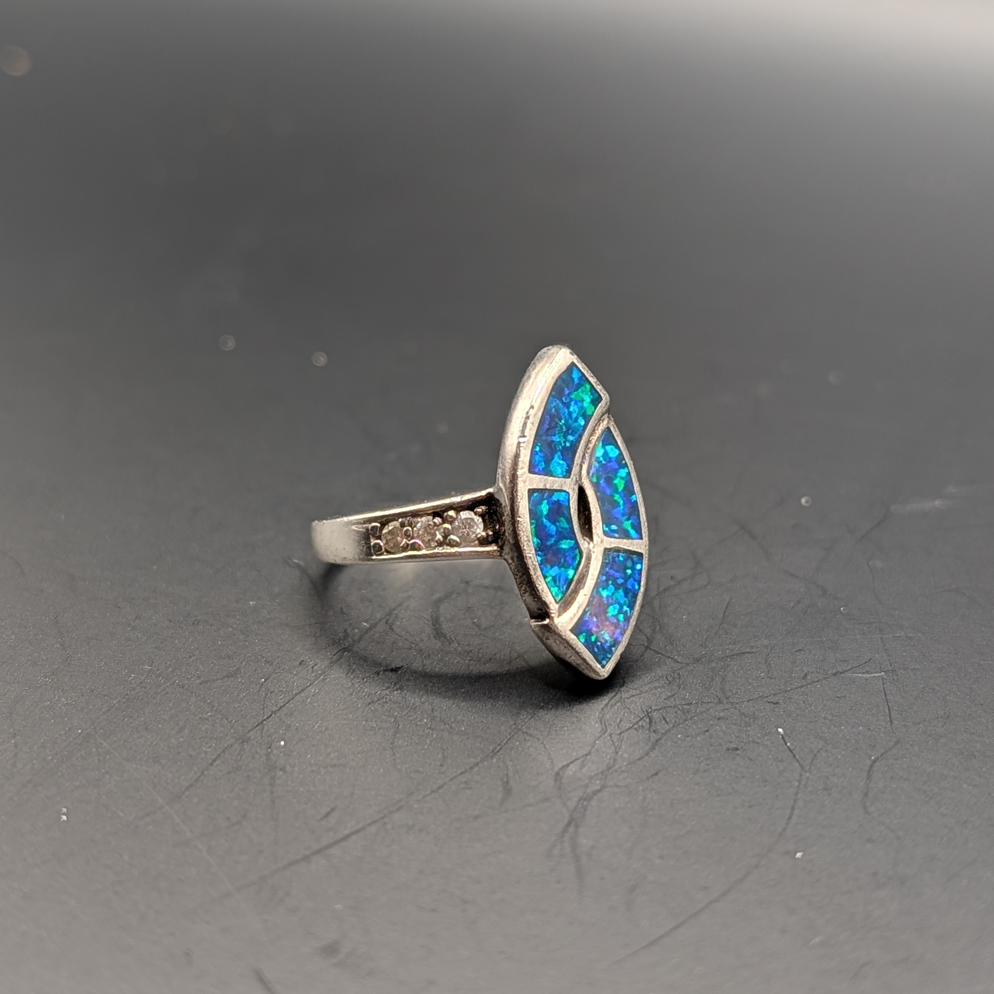 While above, the woven stars